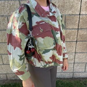 Zara Multicolor Camouflage Utility Jacket